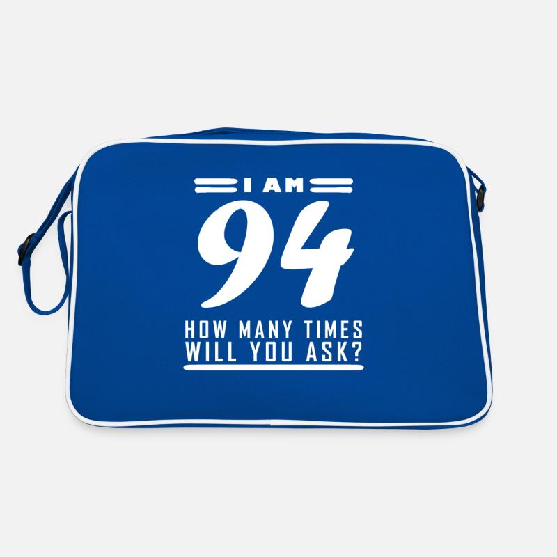 Ich bin 94 – 94. Geburtstag Geschenk Retro Tasche