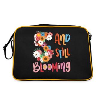 5 And still blooming girls flowery 5. - Retro Bag - black/gold - Back