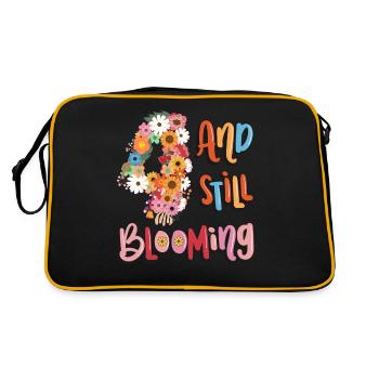 4 And still blooming girls flowery 4. - Retro Bag - black/gold - Back