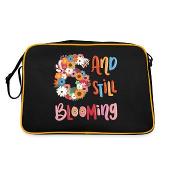 6 And still blooming girls flowery 6. - Retro Bag - black/gold - Back