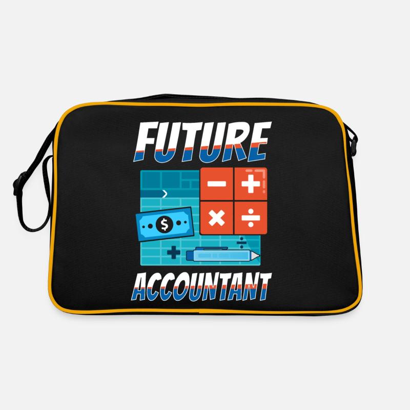 Accountant Bookkeeper Accounting Retro Bag