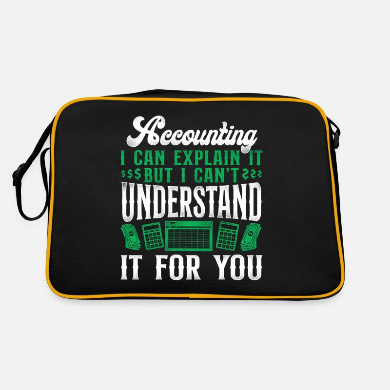 Comptable Comptable Comptable Comptabilité Sac Retro