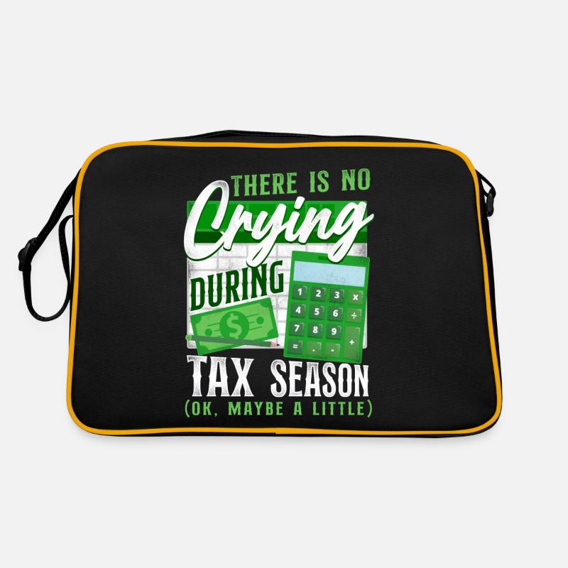 Accountant Bookkeeper Accounting - Retro Tasche - Schwarz/Gold