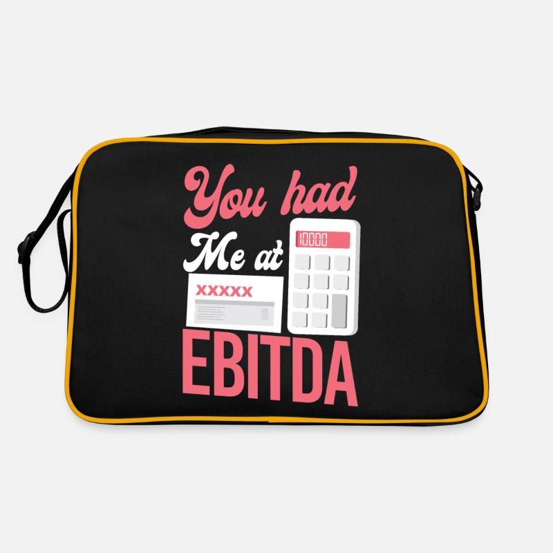 Accountant Bookkeeper Accounting - Retro Tasche - Schwarz/Gold