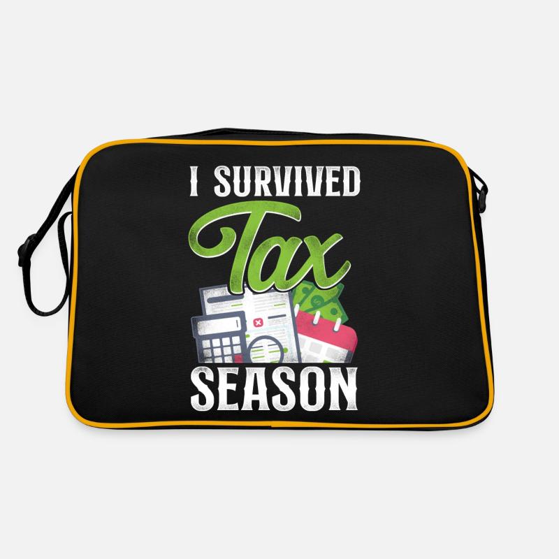 Accountant Bookkeeper Accounting - Retro Tasche - Schwarz/Gold