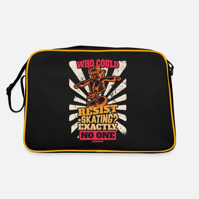 cool skateboard design Retro Bag