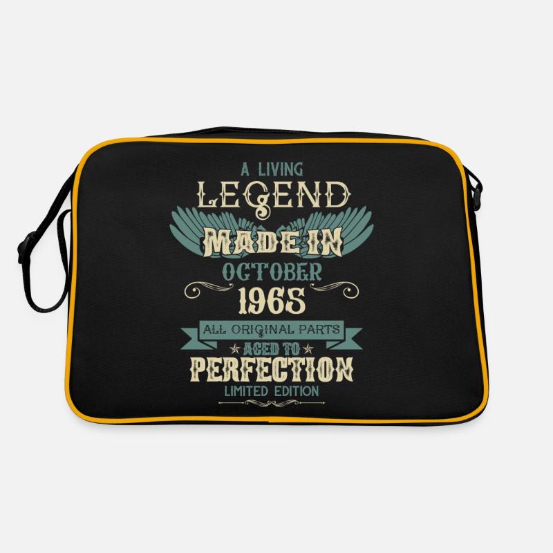 October 1965 Vintage Birthday Retro Bag
