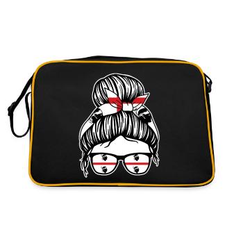 Sardinia Sardinian flag Sardegna Sardinia - Retro Bag - black/gold - Back