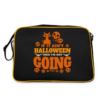 costume d’Halloween effrayant - Sac Retro - noir/or - Dos