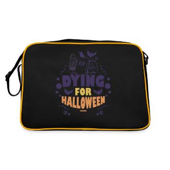 Je meurs d’envie d’Halloween - Sac Retro - noir/or - Dos