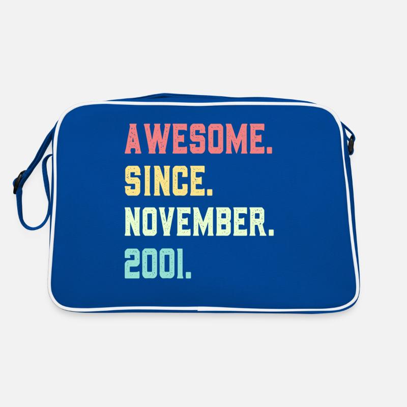 Großartig seit November 2001 Retro Tasche