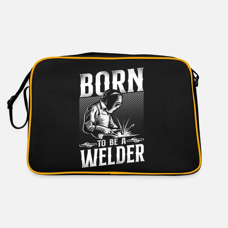 Welder Welding Vintage Born To Be Retro Tasche