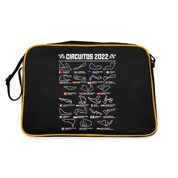 Spanish Car Circuits - Retro Bag - black/gold - Back