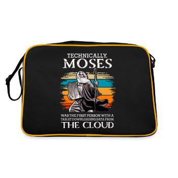 Moises First upload data English tablet - Retro Bag - black/gold - Back