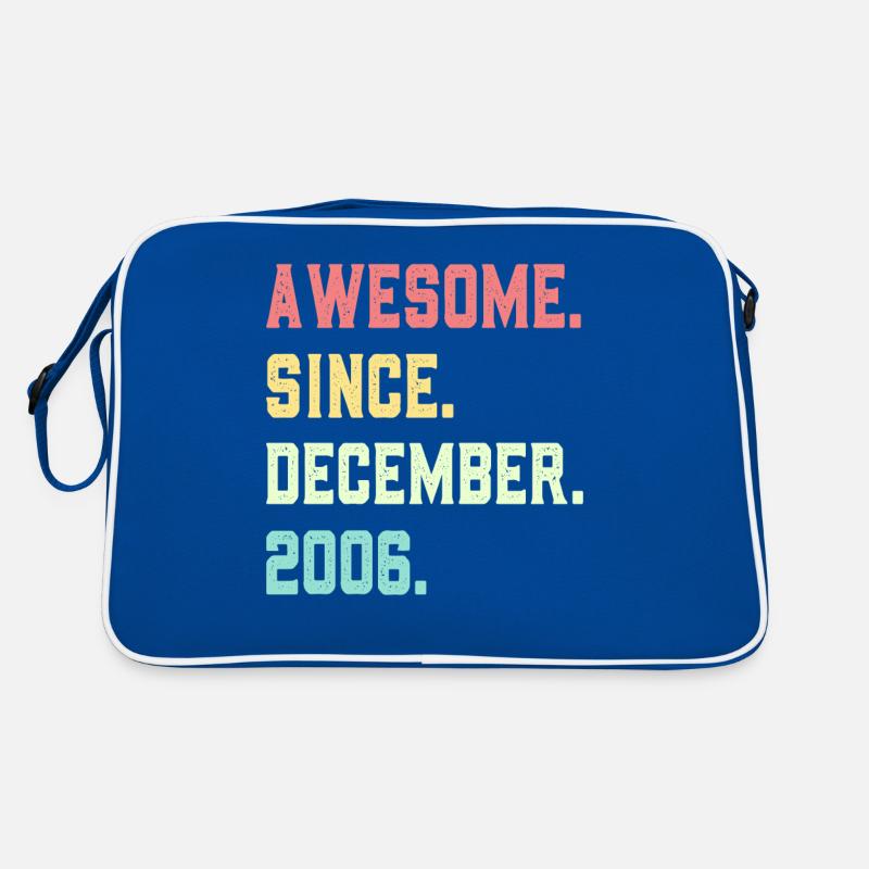 Awesome Since December 2006 Retro Bag