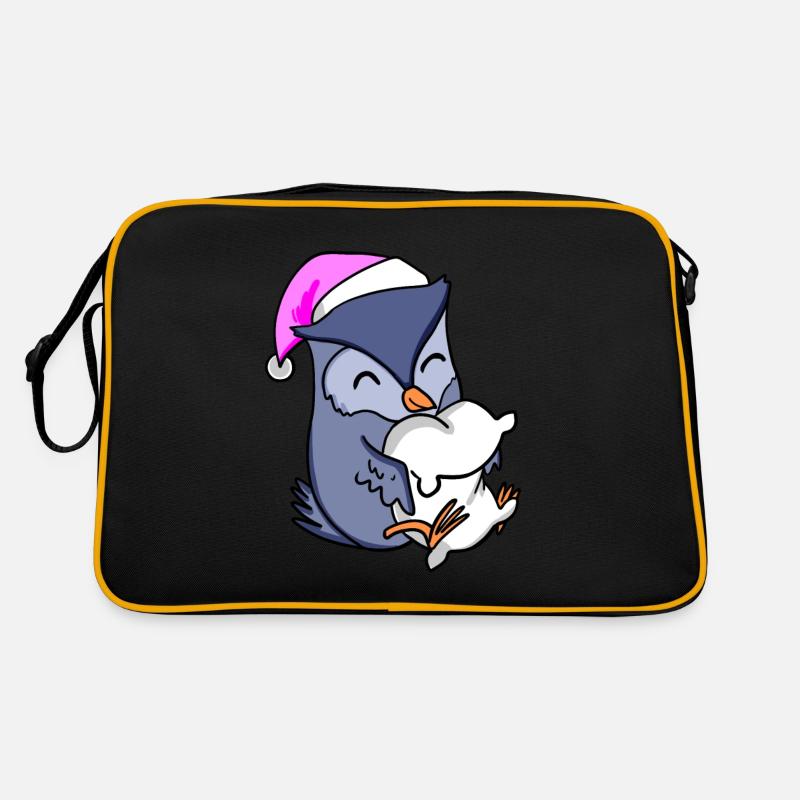 Hibou avec oreiller et bonnet de couchage Sac Retro