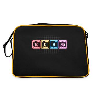 Musique électronique Techno Tableau périodique DJ - Sac Retro - noir/or - Dos