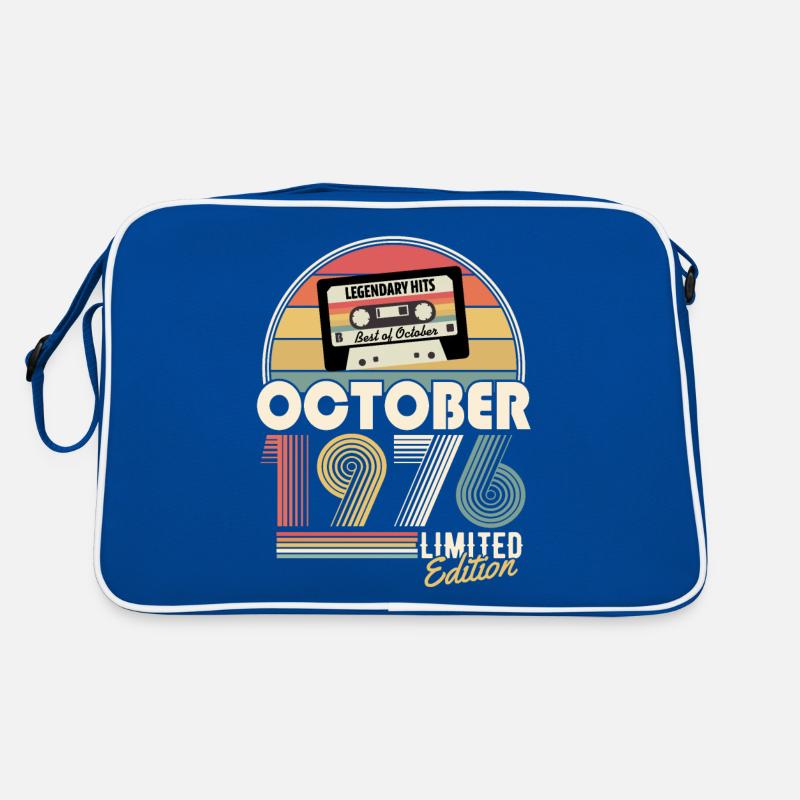 October 1976 Vintage Birthday Gift Retro Bag