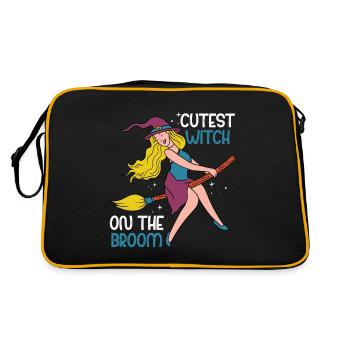 Sweetest Witch On Dem - Retro Bag - black/gold - Back