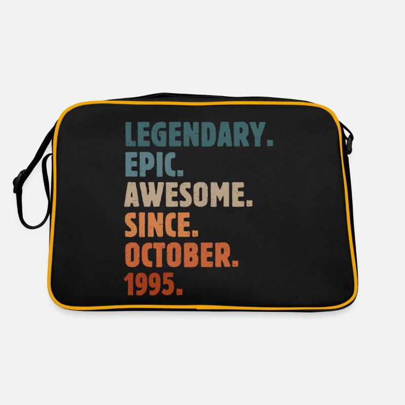 1995 October Vintage Birthday Gift Retro Bag