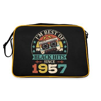 I’m Best Of Black Hits depuis 1957 Cassette - Sac Retro - noir/or - Dos
