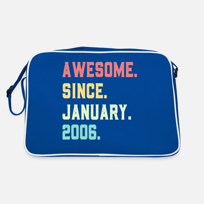 Großartig seit Januar 2006 Retro Tasche