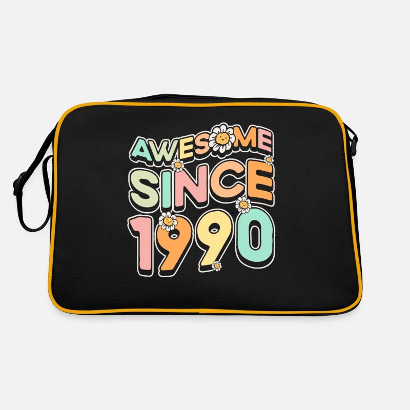 Fantastique depuis 1990 Thème floral Sac Retro