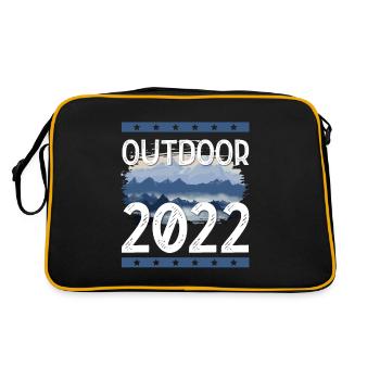 Outdoor 2022 - Retro Tasche - Schwarz/Gold - Hinten