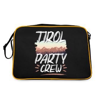 Tirol Party Crew - Sac Retro - noir/or - Dos