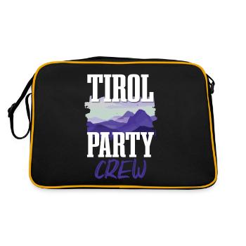Tirol Party Crew - Sac Retro - noir/or - Dos
