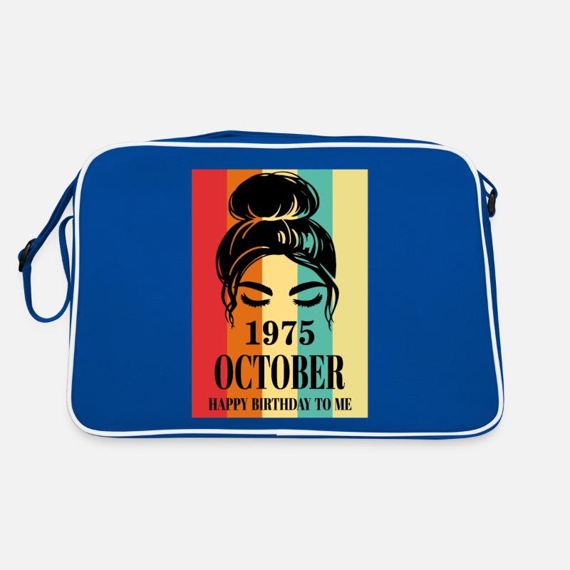 Octobre 1975 Joyeux anniversaire à moi Sac Retro