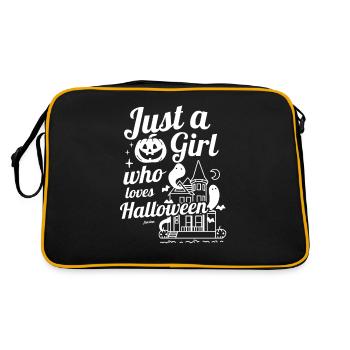 Fille Fille Sœur Halloween Disant - Sac Retro - noir/or - Dos
