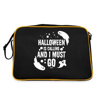 Halloween appelle et je dois y aller - Sac Retro - noir/or - Dos