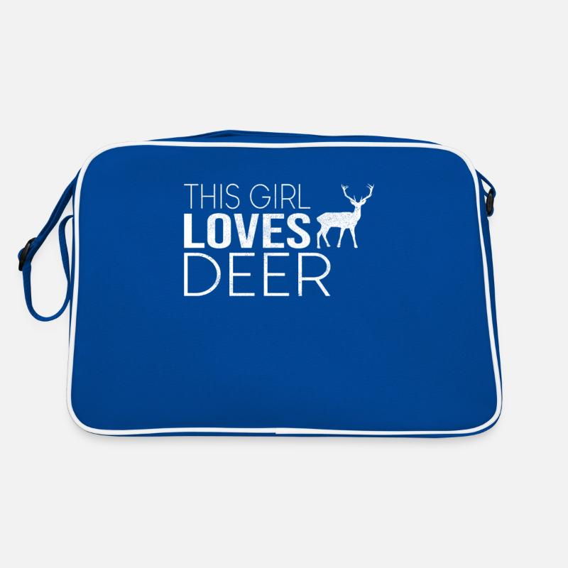 Fille Cerf Disant Sac Retro