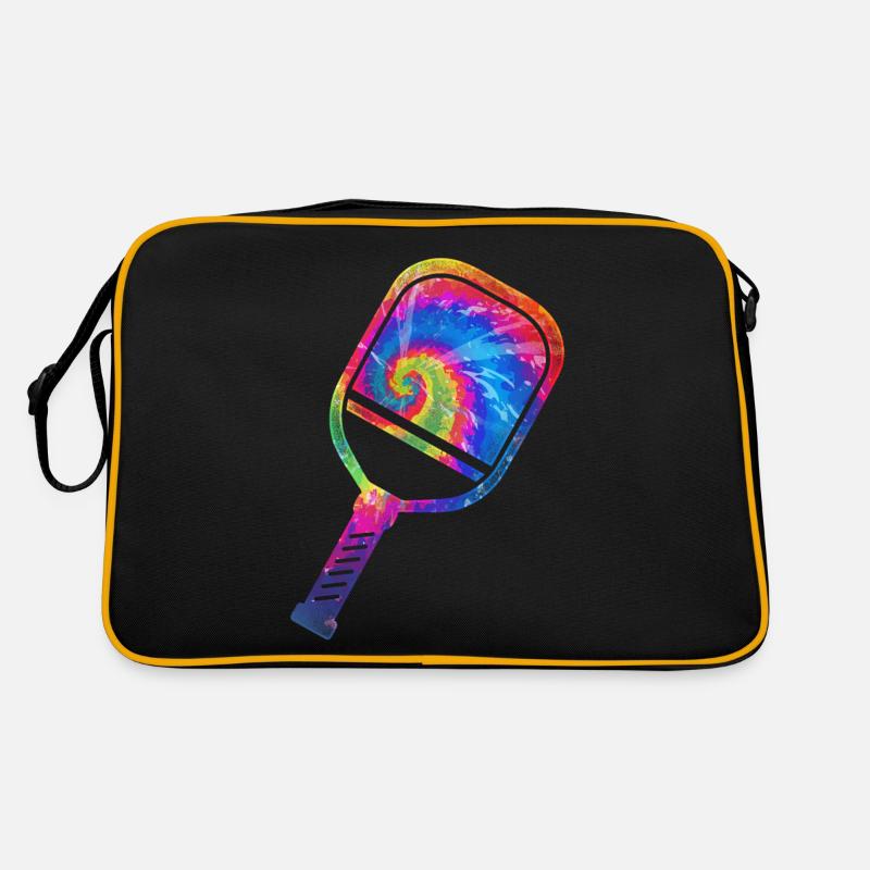 Pickleball Paddle Tie Dye Retro Retro Tasche