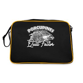 Porcupines great Quill Factor porcupine - Retro Bag - black/gold - Back