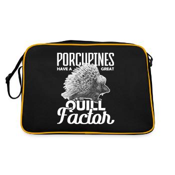 Porcupines great Quill Factor porcupine - Retro Bag - black/gold - Back
