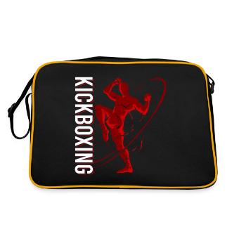 Kickboxer Arts Martiaux Kickboxing Kickboxen - Sac Retro - noir/or - Dos