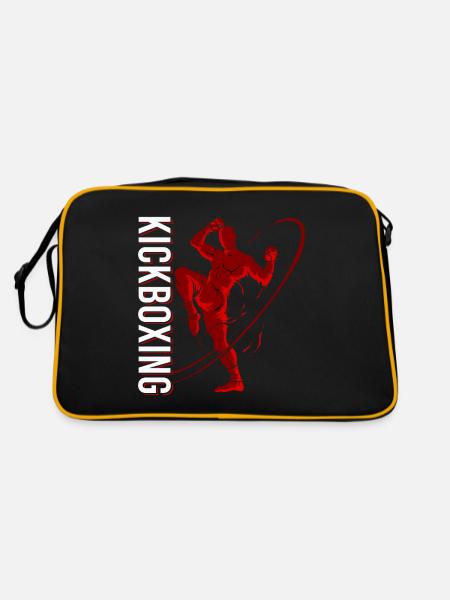 Kickboxer Arts Martiaux Kickboxing Kickboxen - Sac Retro - noir/or - Dos