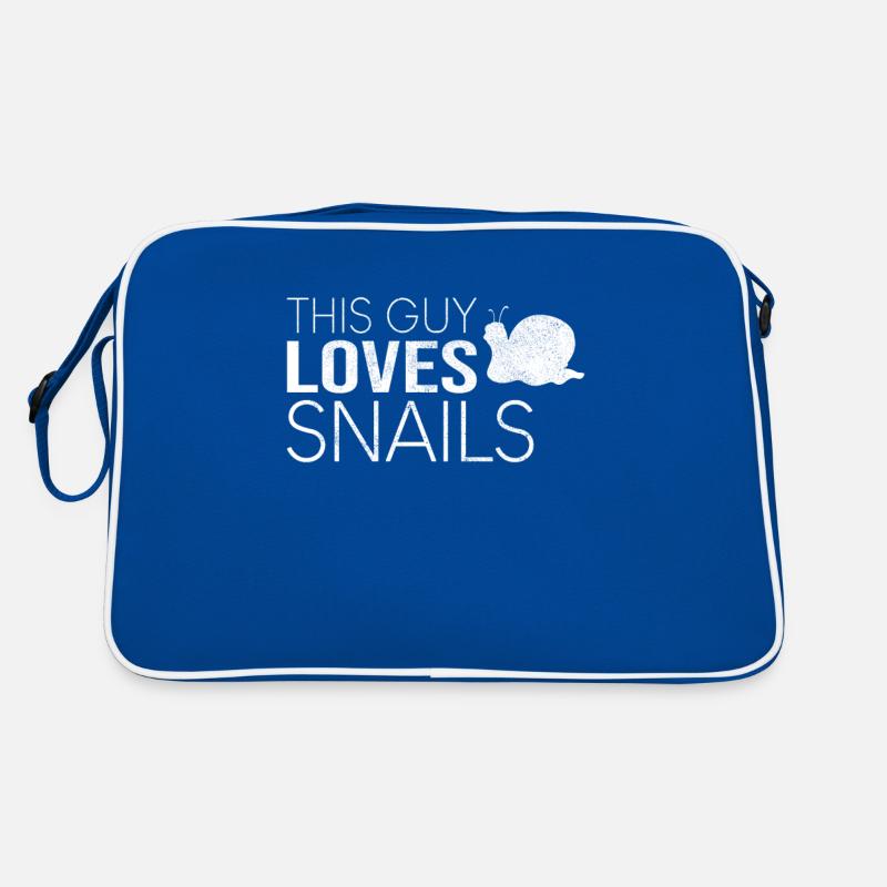 Type Snail Saying Retro Bag