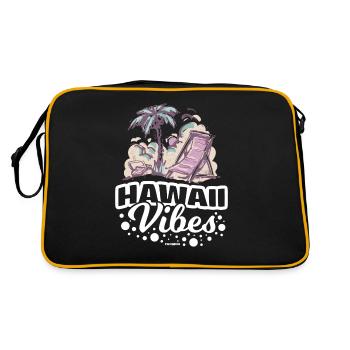 Hawaï - Sac Retro - noir/or - Dos