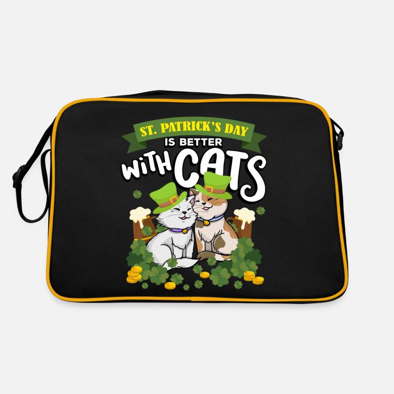 La Saint-Patrick est meilleure avec les chats St. Paddy Sac Retro