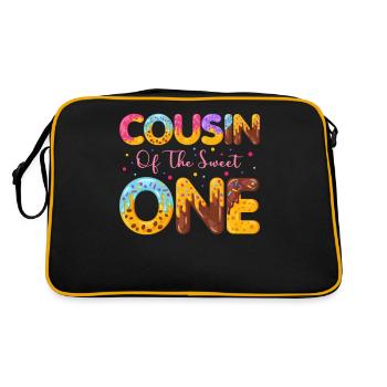 Cousin The Sweet saupoudre de délicieux beignets - Sac Retro - noir/or - Dos