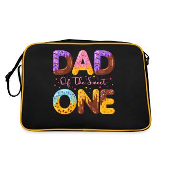 Papa Le doux saupoudre de délicieux beignets - Sac Retro - noir/or - Dos