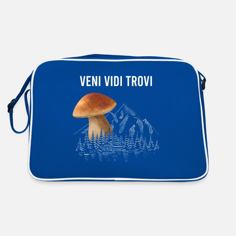 Tenue pour cueilleurs de champignons avec des montagnes cèpes champignon champignon Sac Retro
