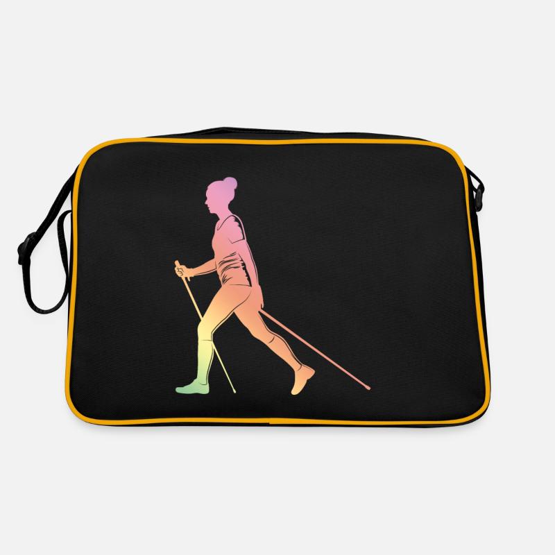 Northern Walking silhouette Retro Bag