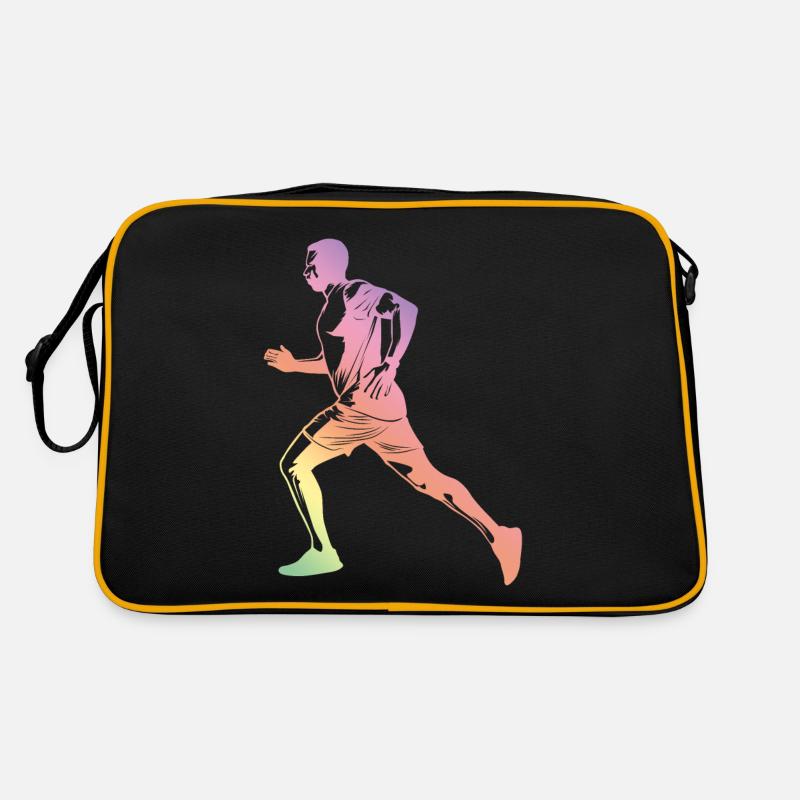 Silhouette de course Sac Retro