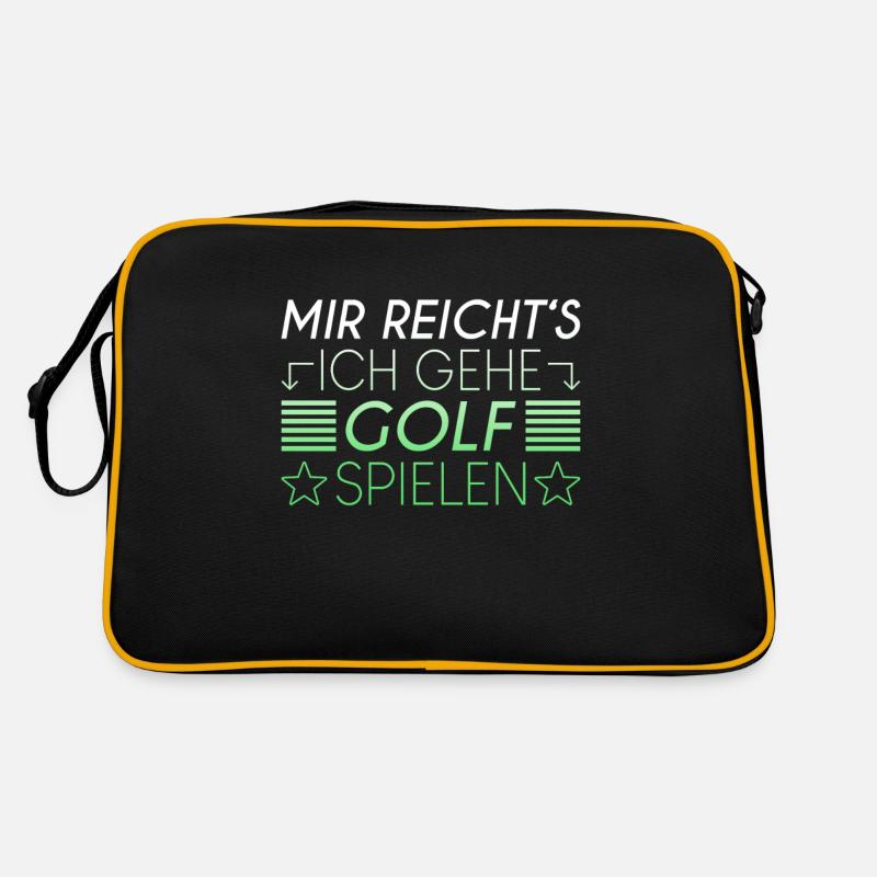 Golf Spruch Retro Tasche