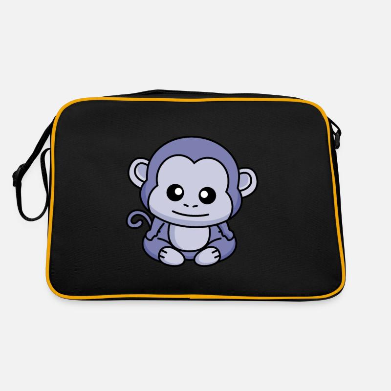 Monkey Comic Animal Retro Bag