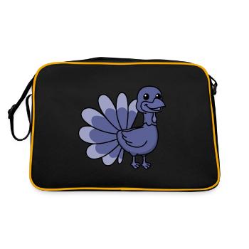 Truthan Comic Animal - Retro Bag - black/gold - Back